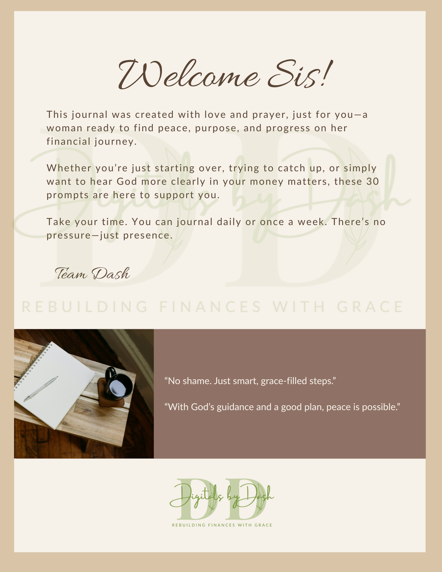 Faith and Finances Journal